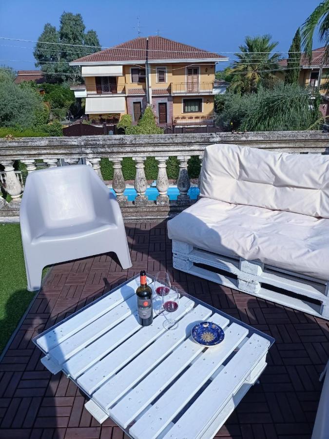 La Quintecita Villa Con Piscina Privata - Vicino Catania E Etna San Giovanni La Punta Bagian luar foto